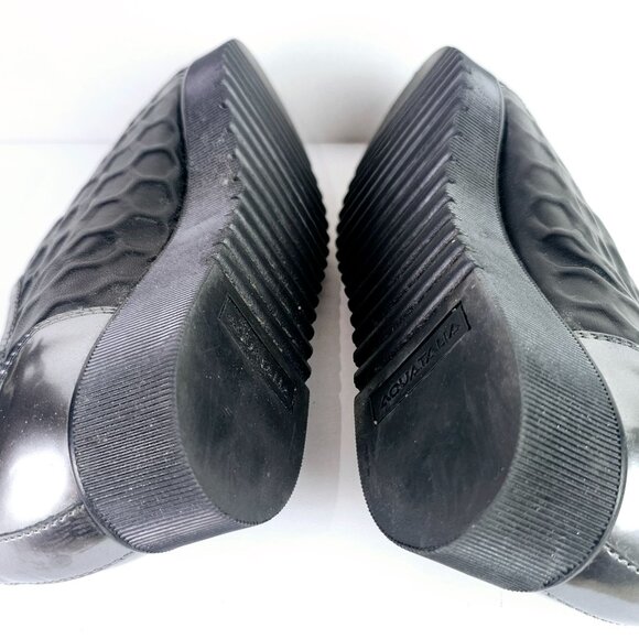 Aquatalia by Marvin K Aida Platform Weatherproof Suede Platform Sneaker, - Picture 10 of 11